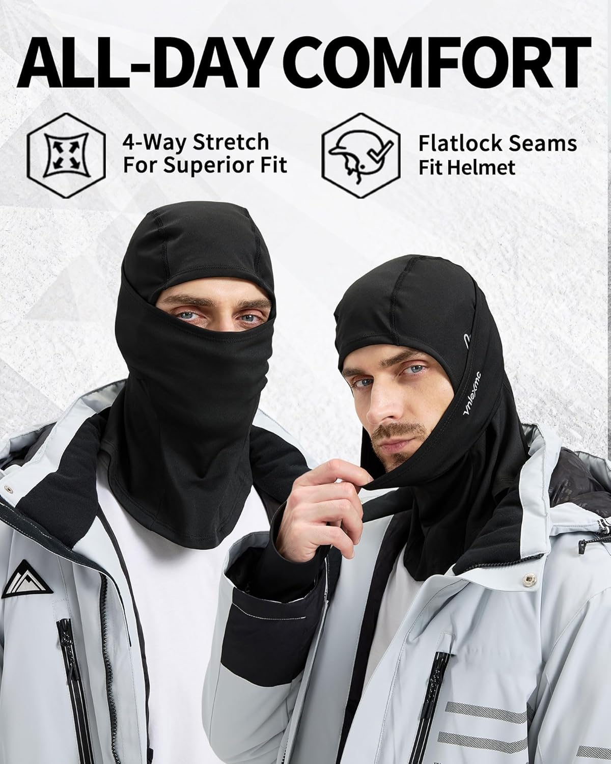 Balaclava Ski Mask for Men & Women – Lightweight Fleece-Lined Thermal Face Cover, Windproof, Snow-Proof & UPF 50+, Cold Weather Gear for Skiing, Snowboarding, Cycling & Motorcycle - Image 5