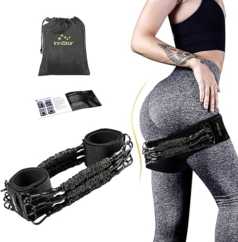 INNSTAR Speed Agility - Bandas de resistencia de piernas ajustables para el muslo para entrenamiento salto vertical correr rápido entrenamiento de