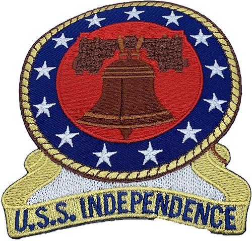 Parche USS Independence CV-62, sin gancho y bucle