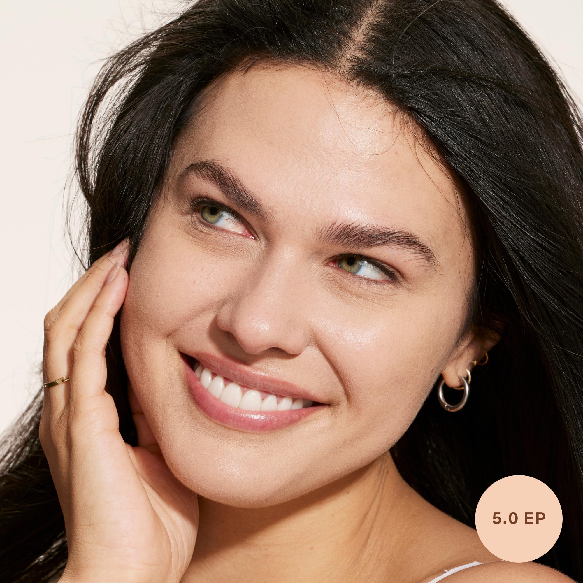 Tower 28 Swipe Serum Concealer - Hydrating Medium-Full Coverage Concealer + Under Eye Brightener - Skin Care Infused Makeup with Hyaluronic Acid + Soothing Centella - 7.0 Medium/Neutral (0.22 oz): 5.0 EP