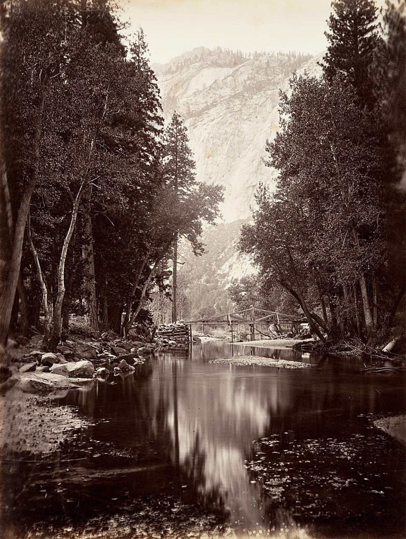 POSTERIIk Vintage Classic Picture Landscape Artwork Bird Point by Carleton E. Watkins. Portrait Canvas Painting for Office Home Decor 60x90cm
