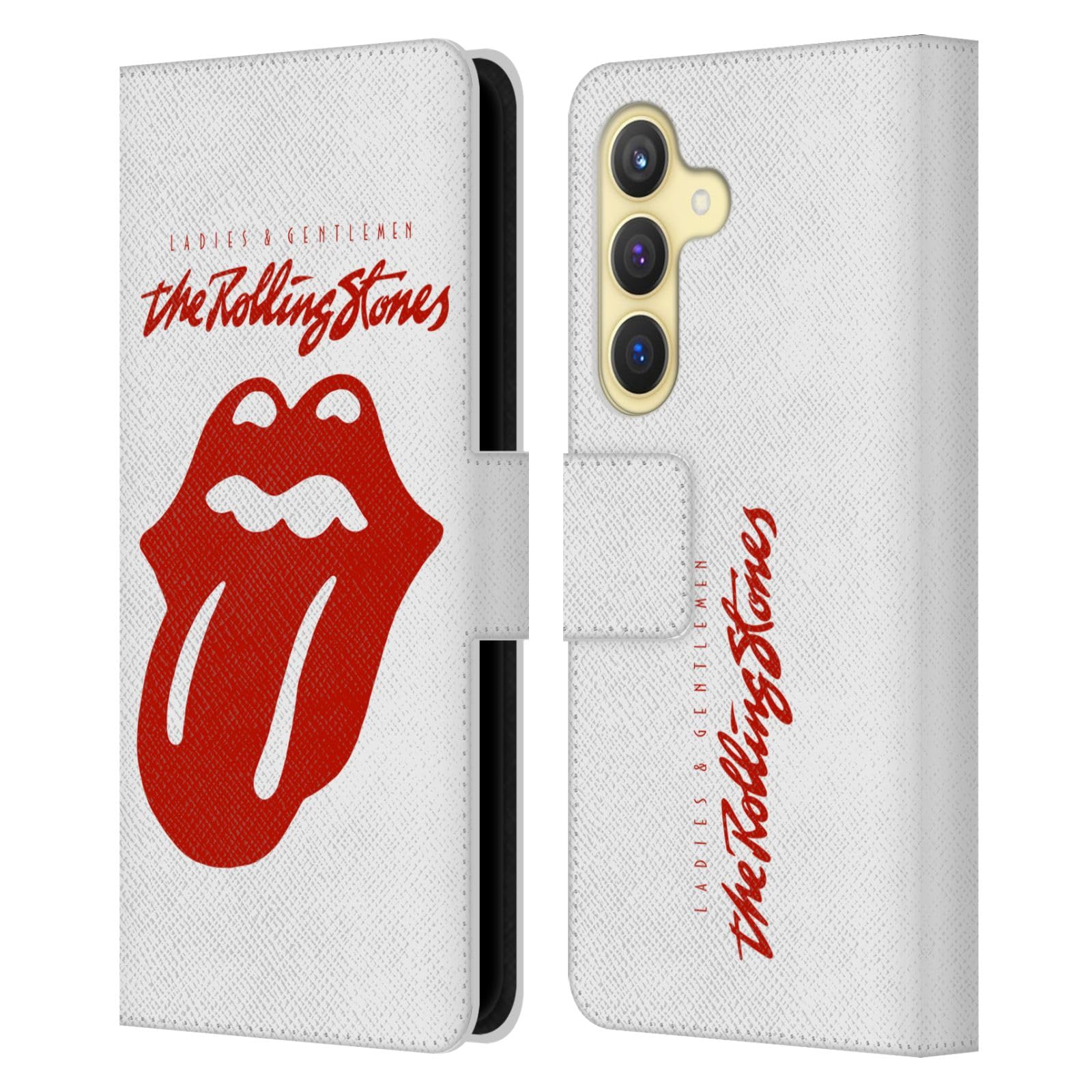 Funda de cuero tipo libro Samsung Galaxy S24 5G The Rolling Stones carcasa 7