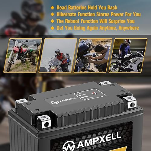 Miniatura 6 de Batería de litio Powersports Serie de reinicio de batería de motocicleta de 12 V 8 AH 640 A con BMS inteligente, repuesto para ATV, UTV,