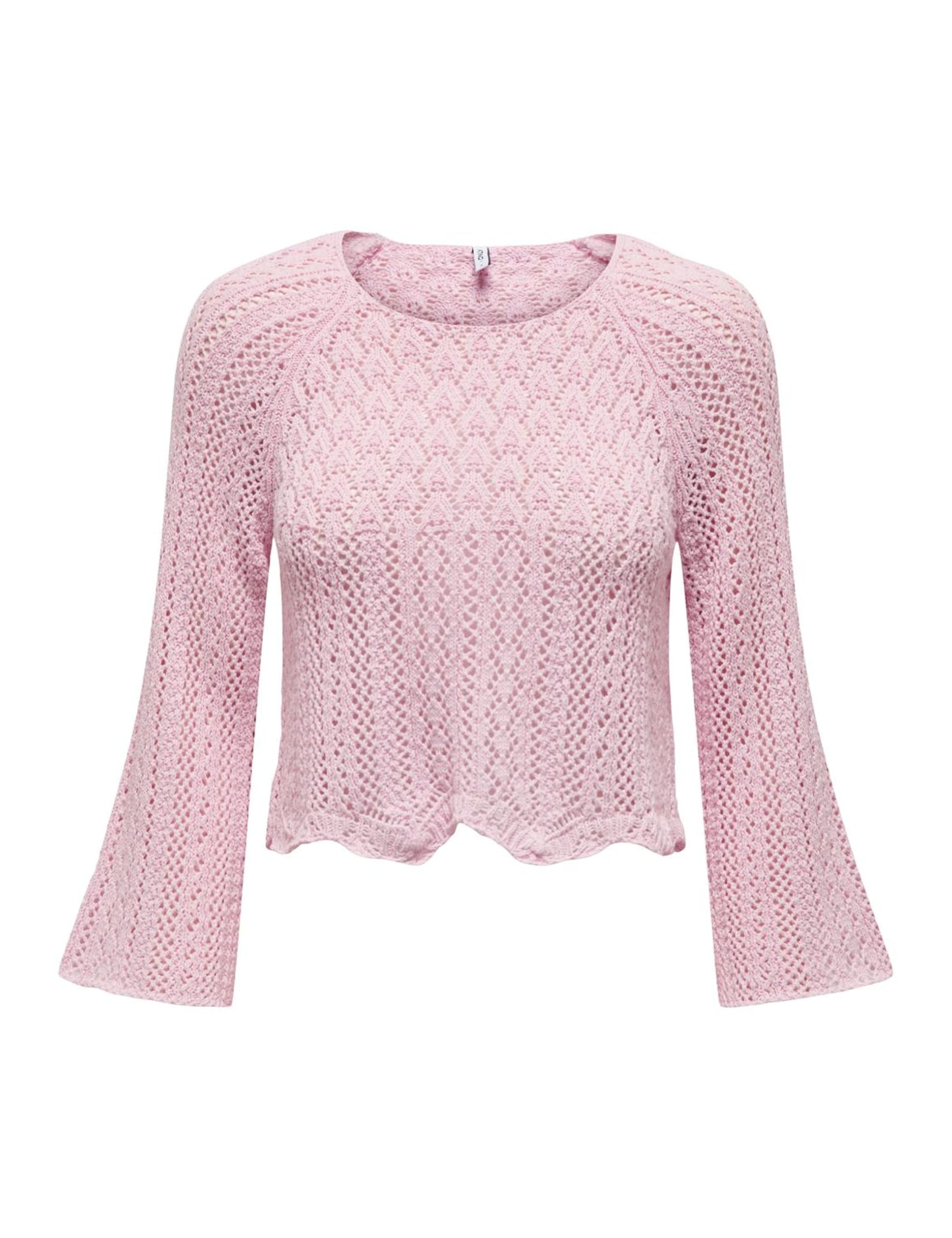 ONLY Damen Onlnola Life 3/4 Pullover KNT Noos, Candy Pink, L
