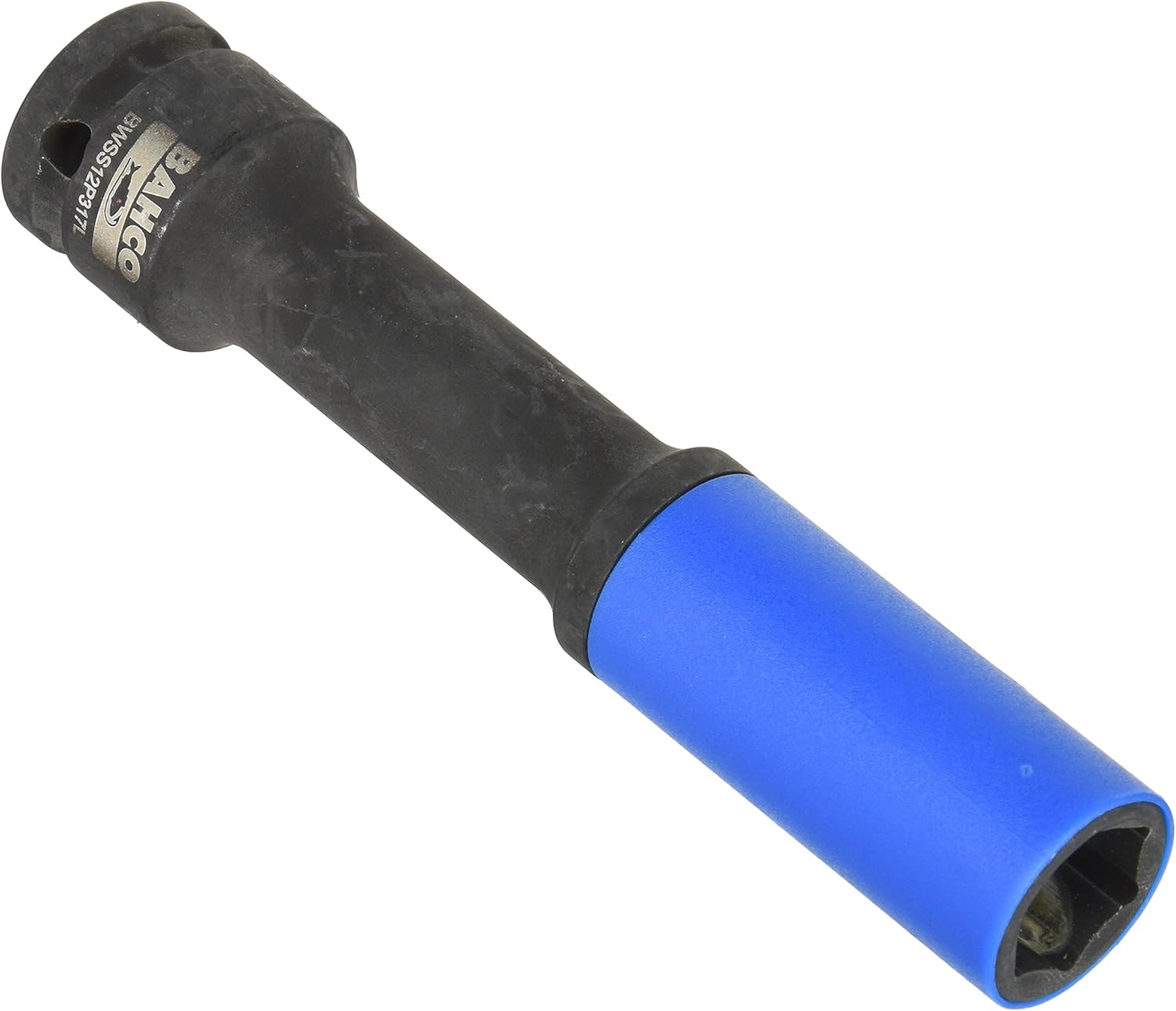 Bahco BWSS12P317L 1/2" Long Reach Impact Wheel Socket,17mm, Blue
