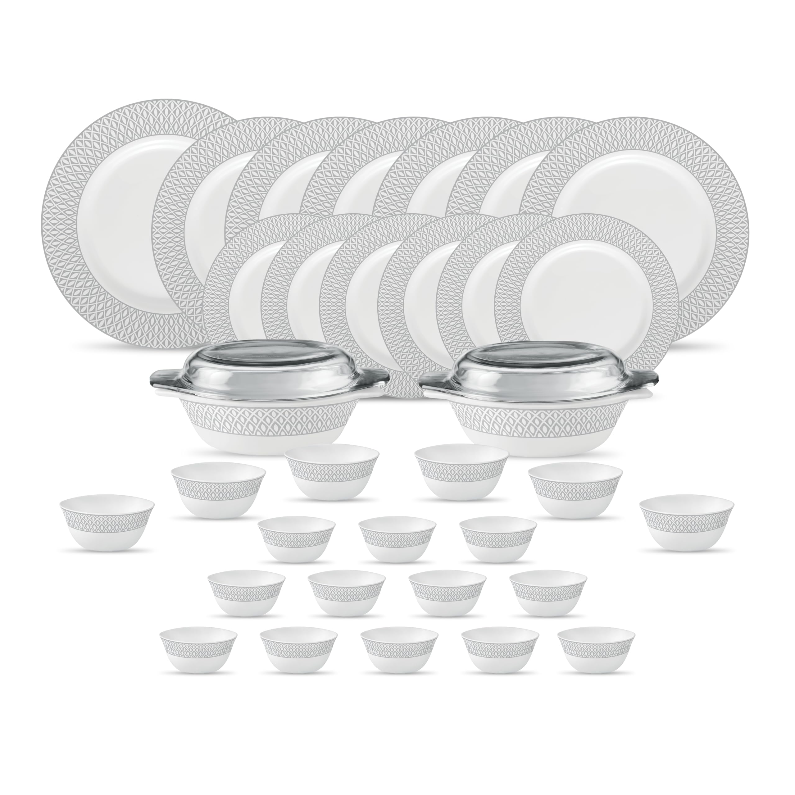 La Opala Diva Velvett Dinner Set - 35 Piece -1 La Opala Diva Velvett Dinner Set - 35 Piece -1