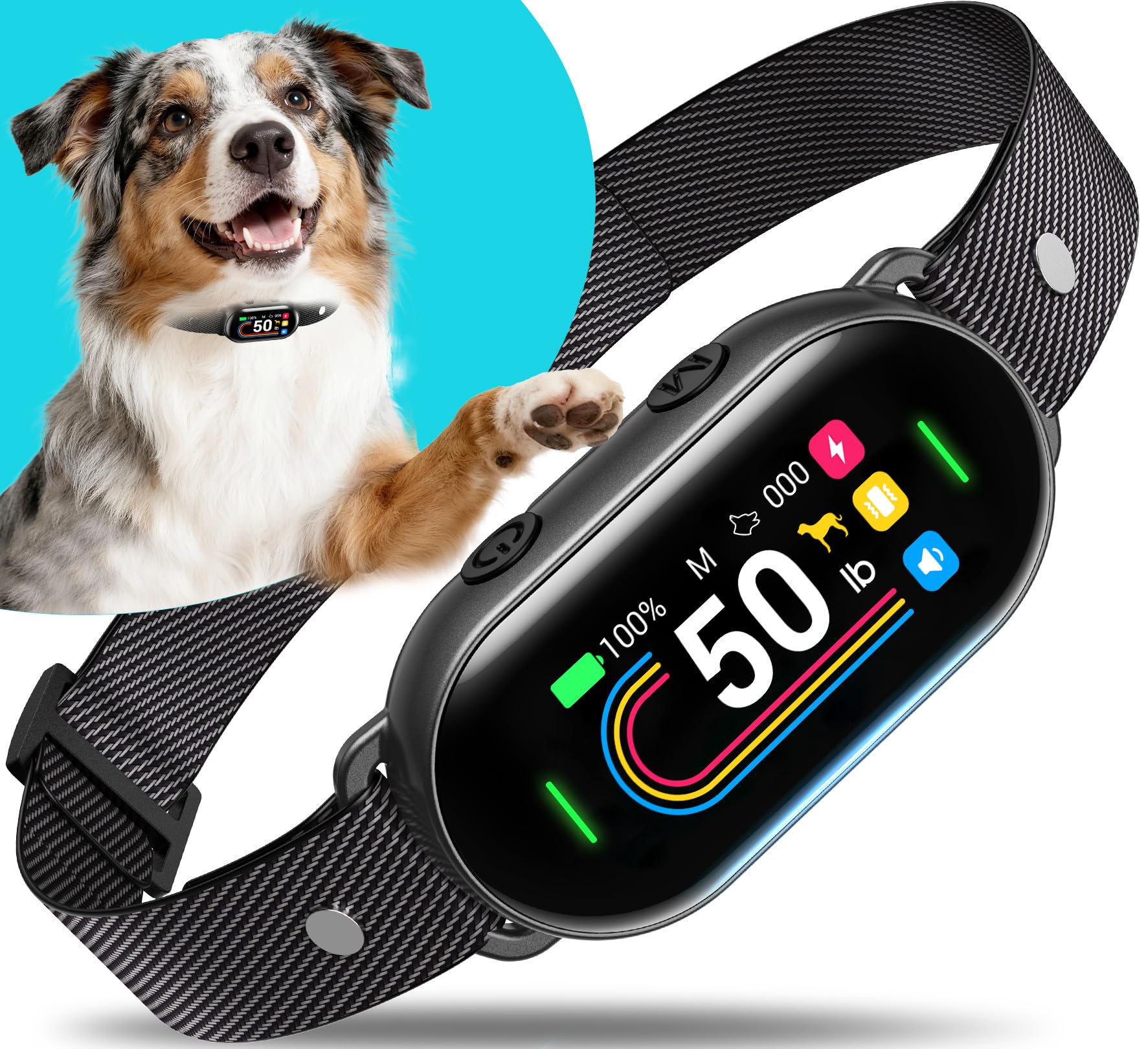 SKBAK Dual AI Bark Collar