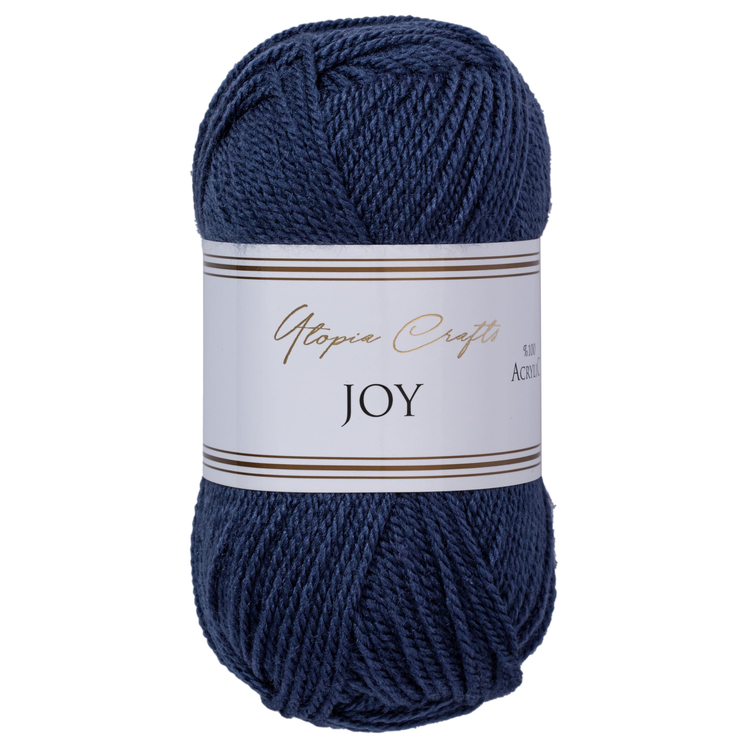 Fil à Tricoter Utopia Crafts JOY DK - 5 Pelotes De 50g - 100% Acrylique Rose - Pour Pulls, Accessoires