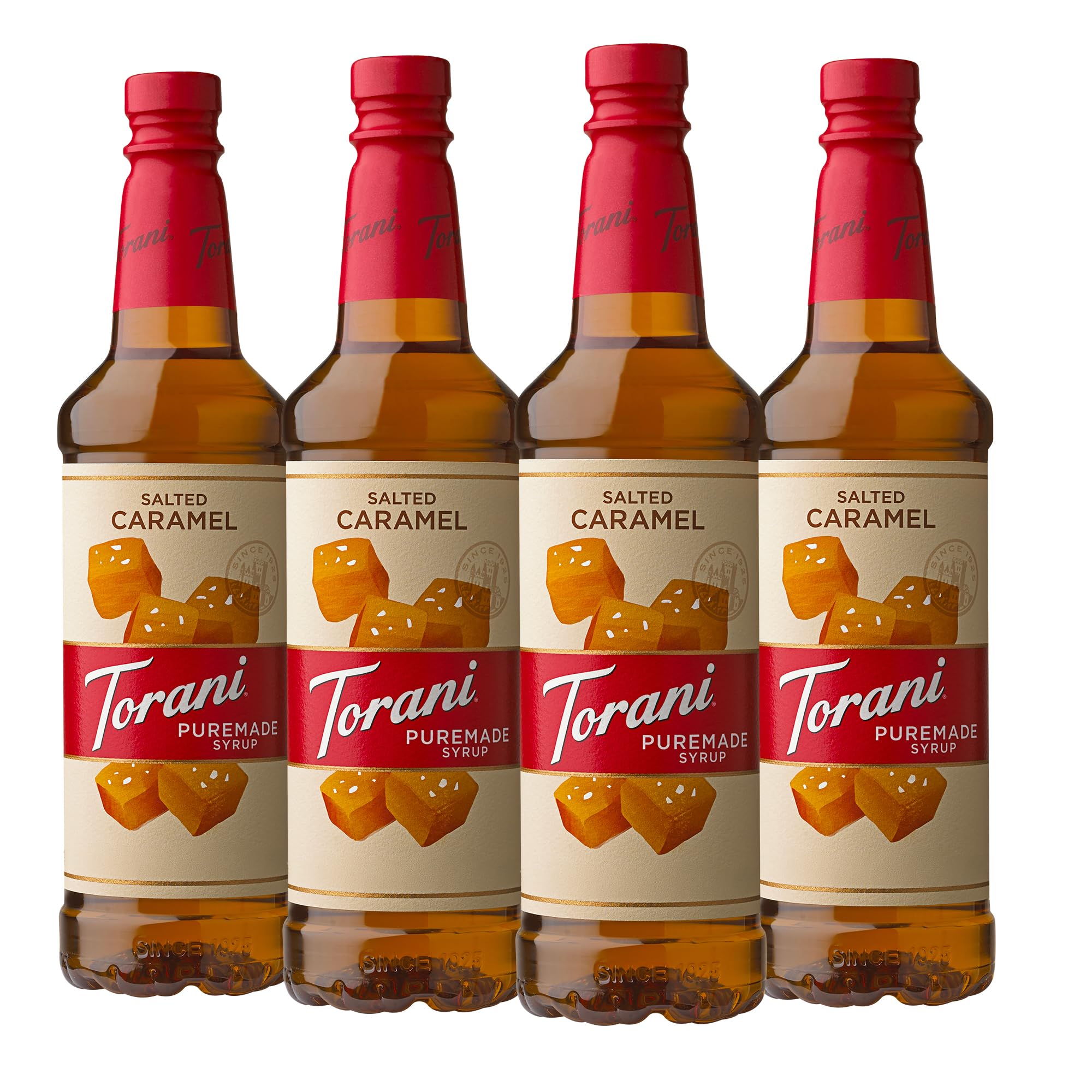 Torani Puremade Syrup, Salted Caramel, 25.4 Ounces (Pack of 4)