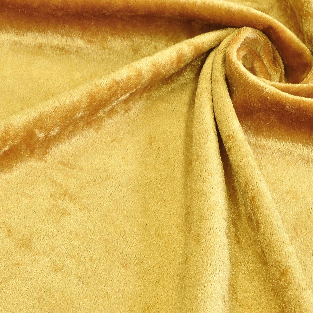 クラッシュベロア 生地 無地 112cm幅 50cm単位販売 布 ゴールド 布 生地 通販 Amazon