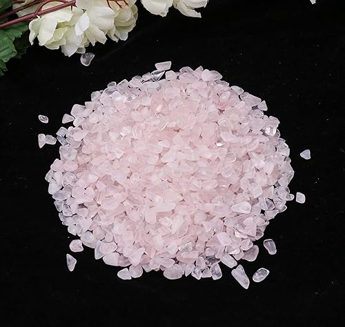 Miniatura 9 de Amatista triturada de 12 libra, turmalina negra, amazonita, chips de cuarzo rosa a granel, piedra natural a granel, piedras preciosas de forma