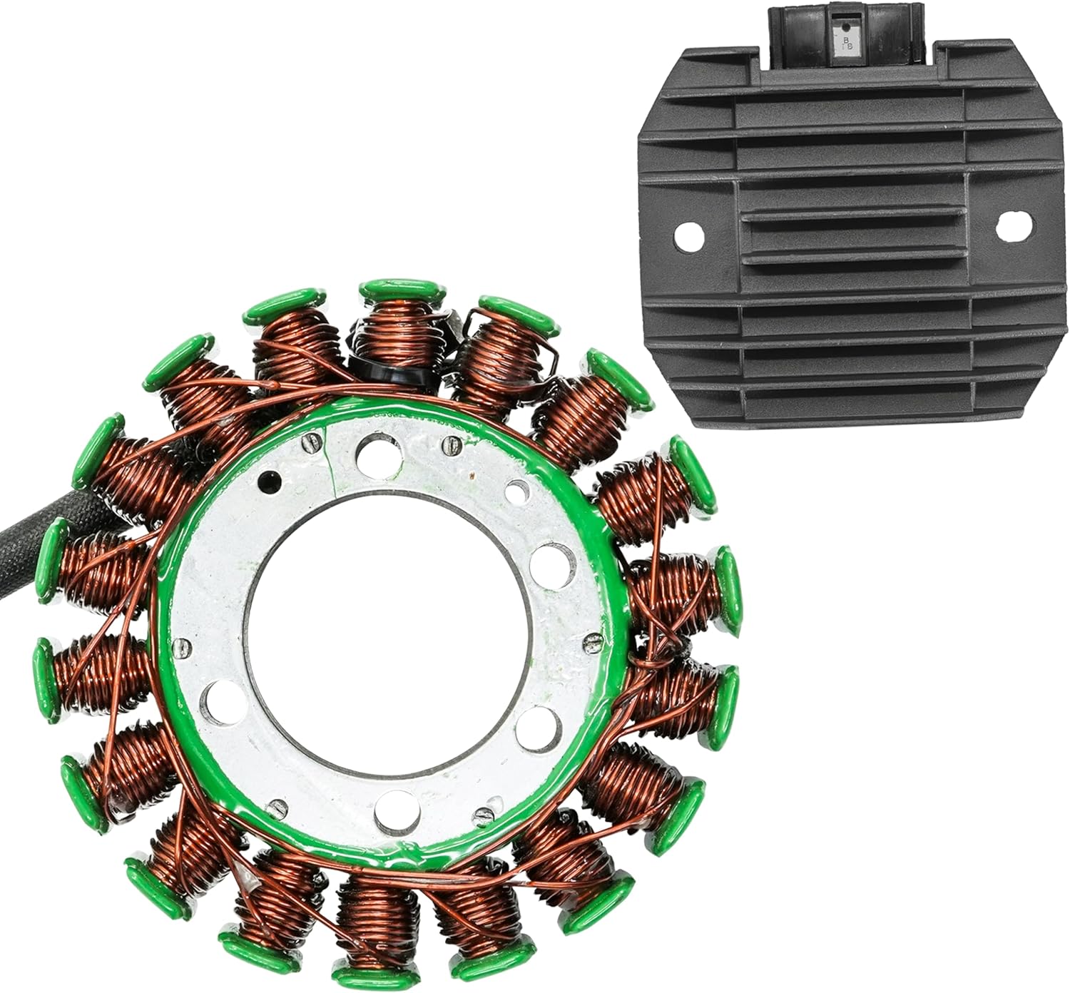 Caltric Stator and Regulator Rectifier Compatible With Kawasaki VN800A Vulcan 800 1995 1996 1997 1998 1999 2000-2005