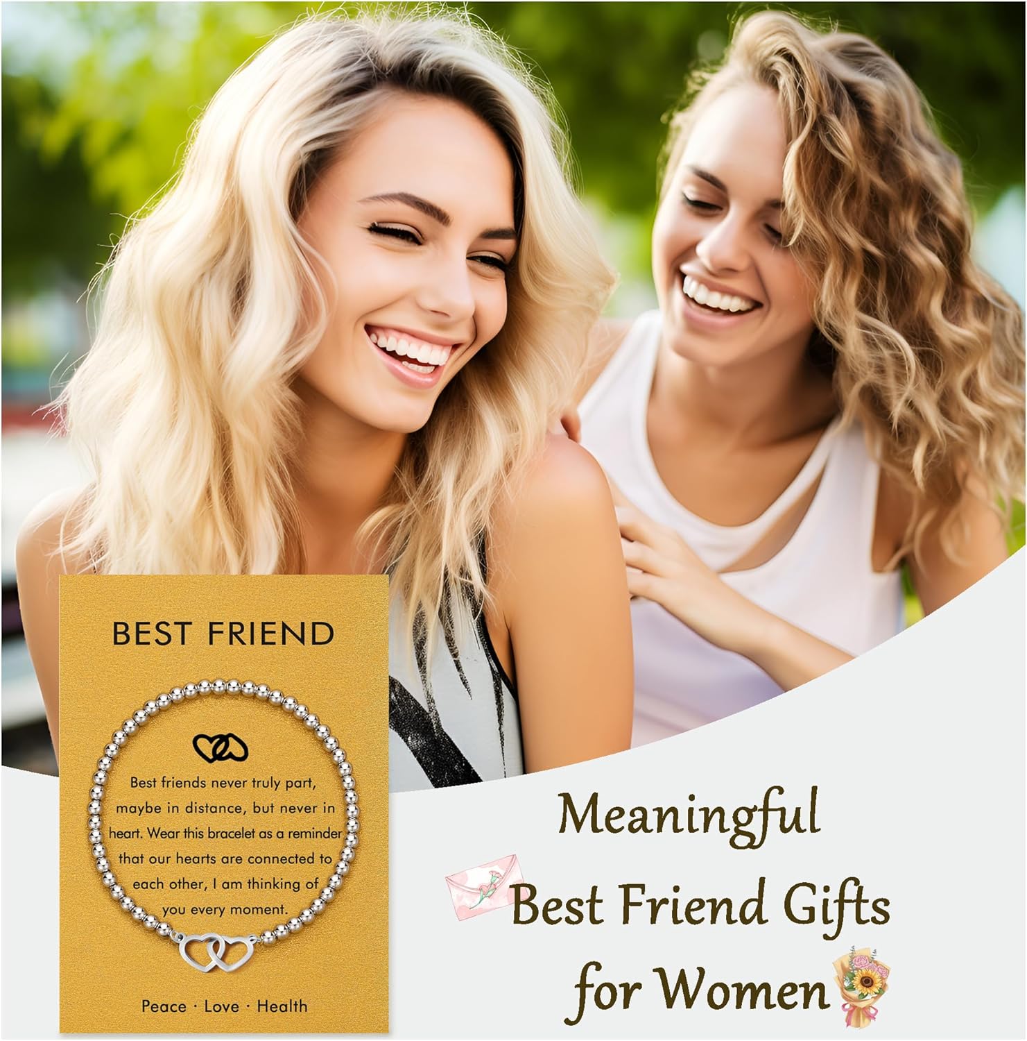 Bracelets for Women, Bead Animal Evil Eye Bracelets, Birthday Graduation Christmas Gifts for Friends Sisters Mom Daughter - Image 5