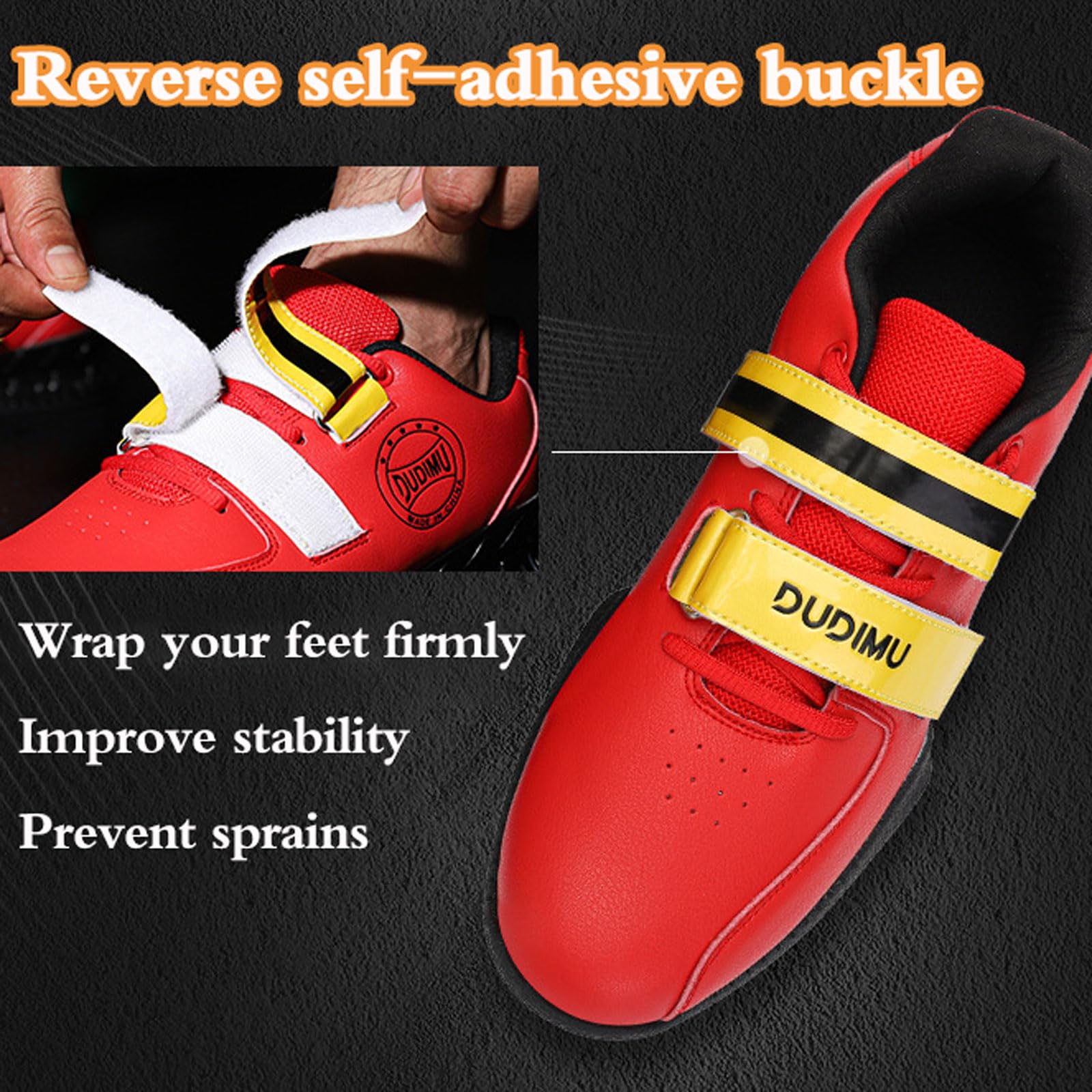 Zapatos de Levantamiento de Pesas para Hombres y Mujeres,Zapatos De Sentadillas para Gimnasio,Zapatos De Fitness Deadlift,Ligeros,Cómodas,para Sentadillas,Levantamiento de Pesas
