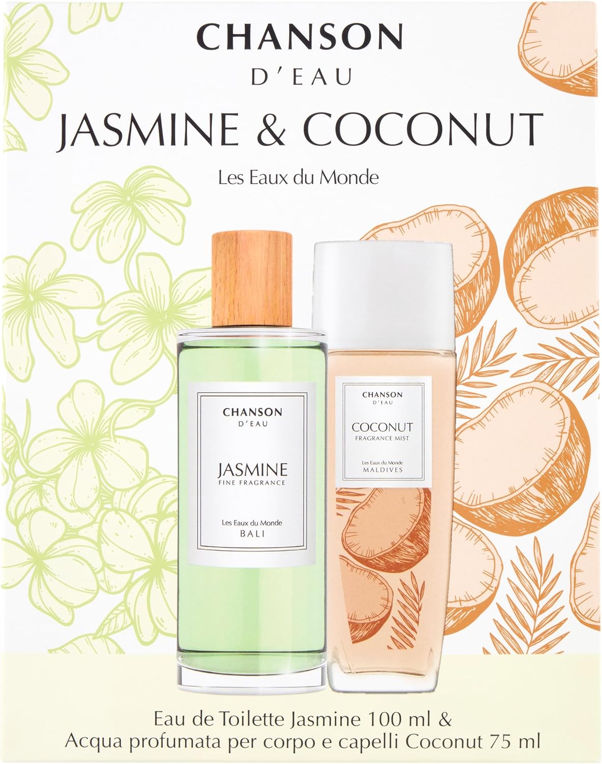 coty chanson d'eau woda perfumowana 100 ml   zestaw  