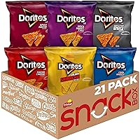 Vista 15 de Doritos Chips de tortilla saborizados, queso nacho, 1 onza (paquete de 40)