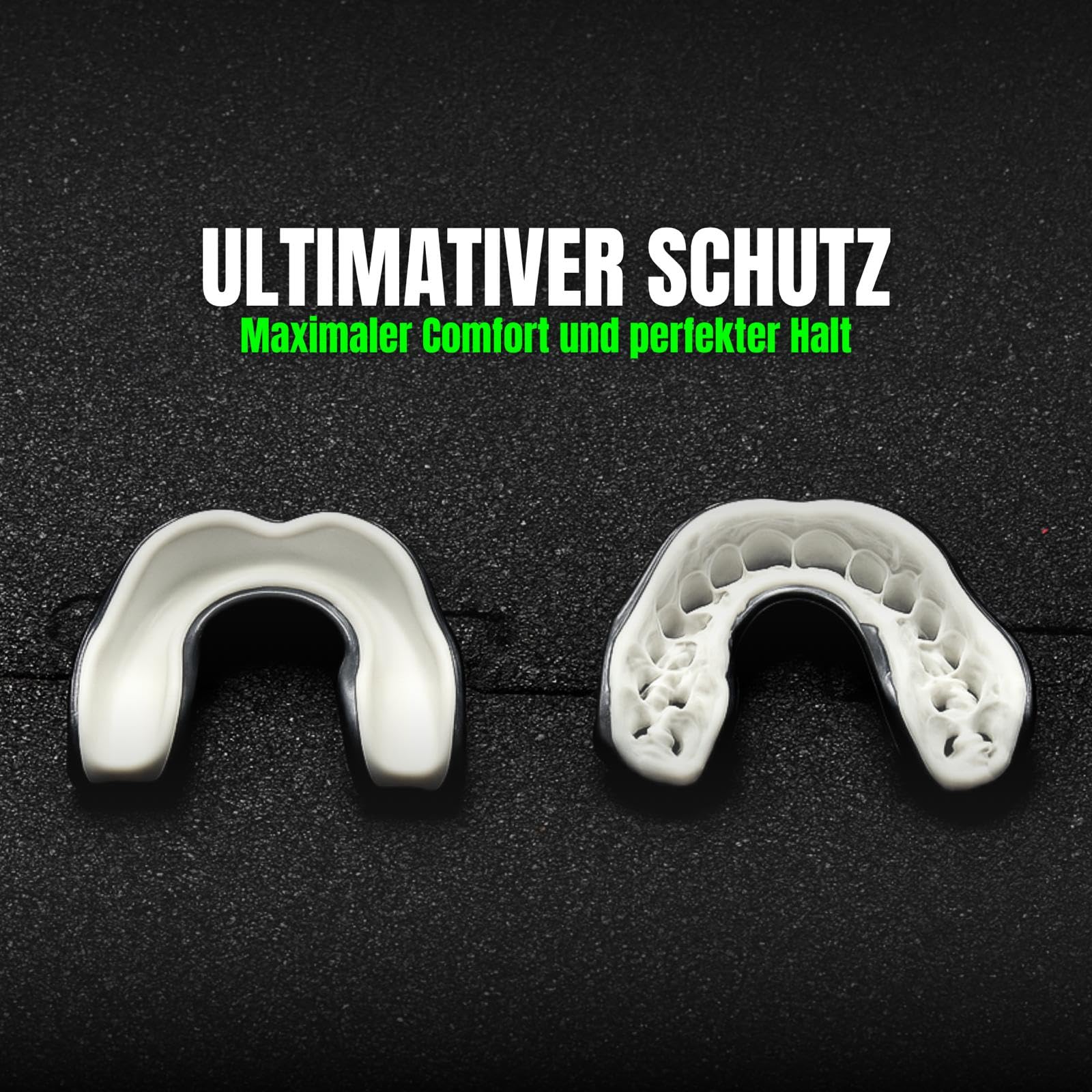 ProLine Mundschutz Boxen inkl. Aufbewahrungsbox für Kampfsport, MMA & Athleten I Maximaler Zahnschutz dank idealer Passform in TOP Qualität I Profi Mouthguard für Herren & Damen