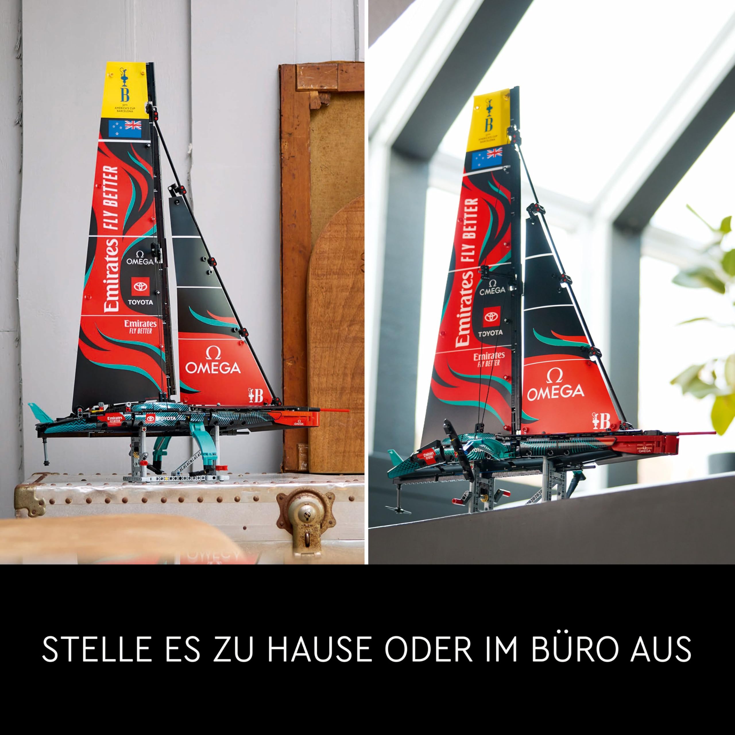 LEGO Technic Emirates Team New Zealand AC75 Rennjacht, Bauset mit Segelboot für Erwachsene, Geschenk für Männer und Frauen, kreative und entspannende Aktivität 42174