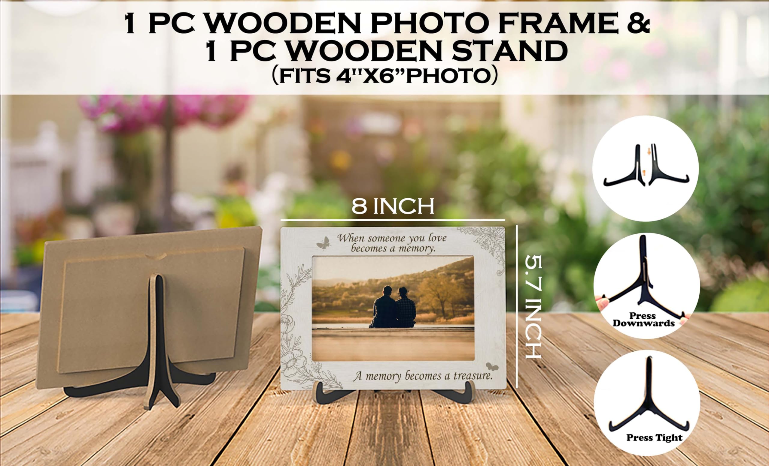 Qiwog Memorial Photo Frame - When Someone You Love Becomes a