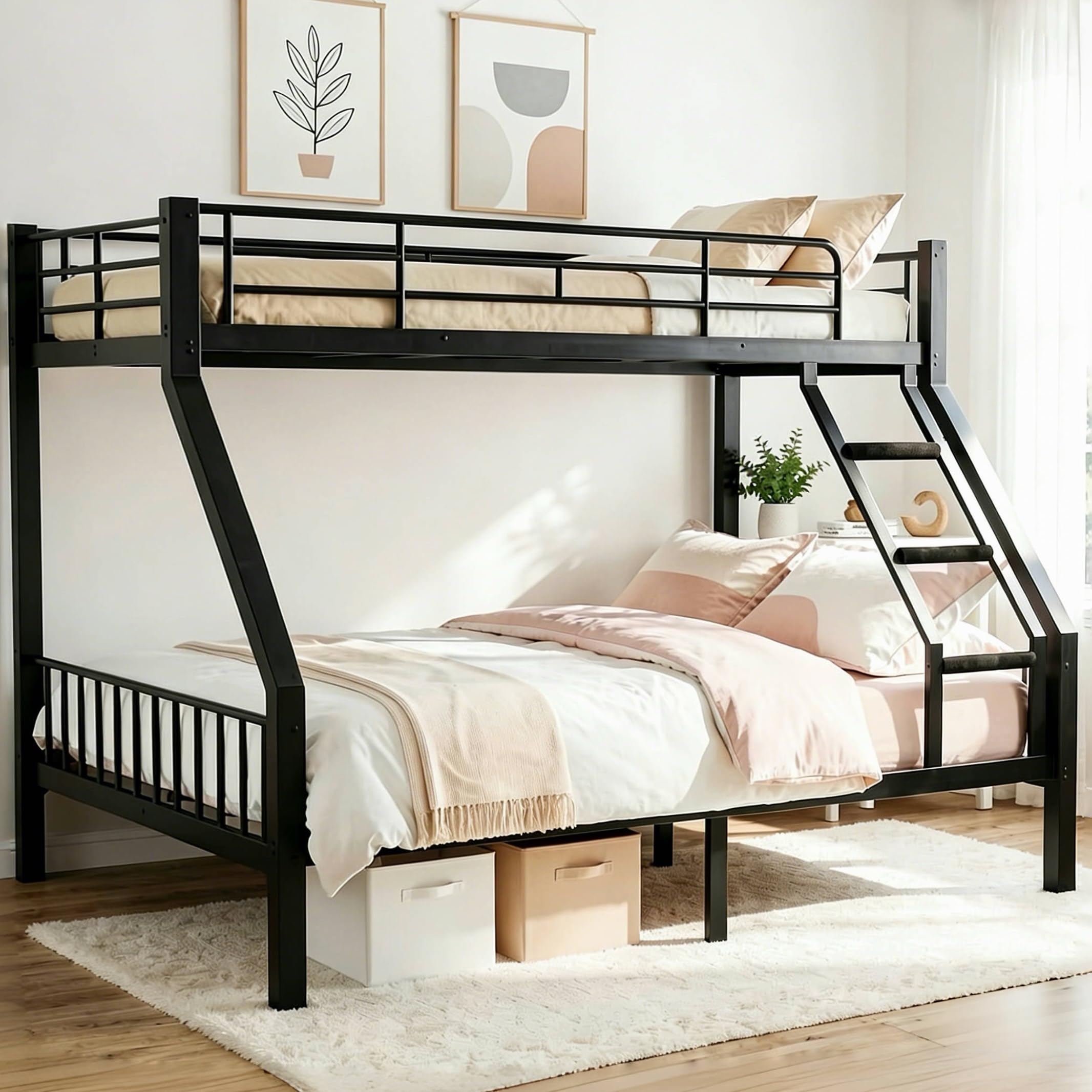 Photo 1 of Mixcous Twin XL Over Queen Bunk Bed