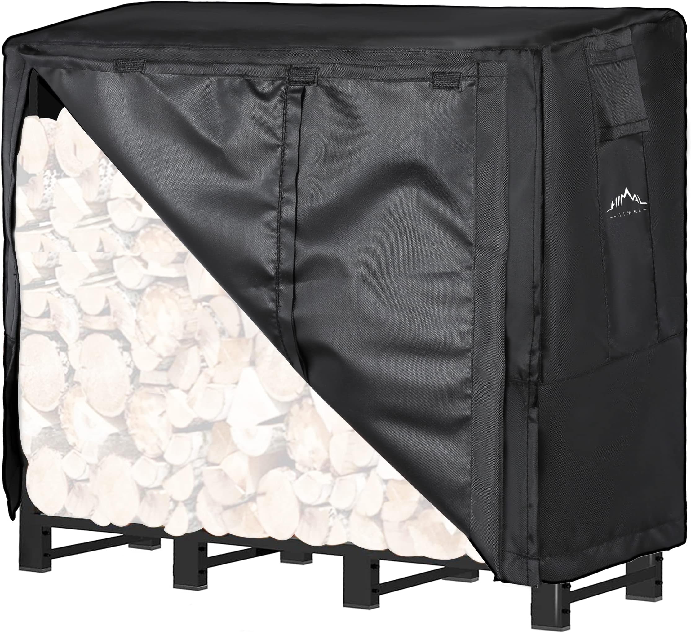 Himal Log Rack Cover Waterproof Firewood Cover Fit 4FT Wood Rack
