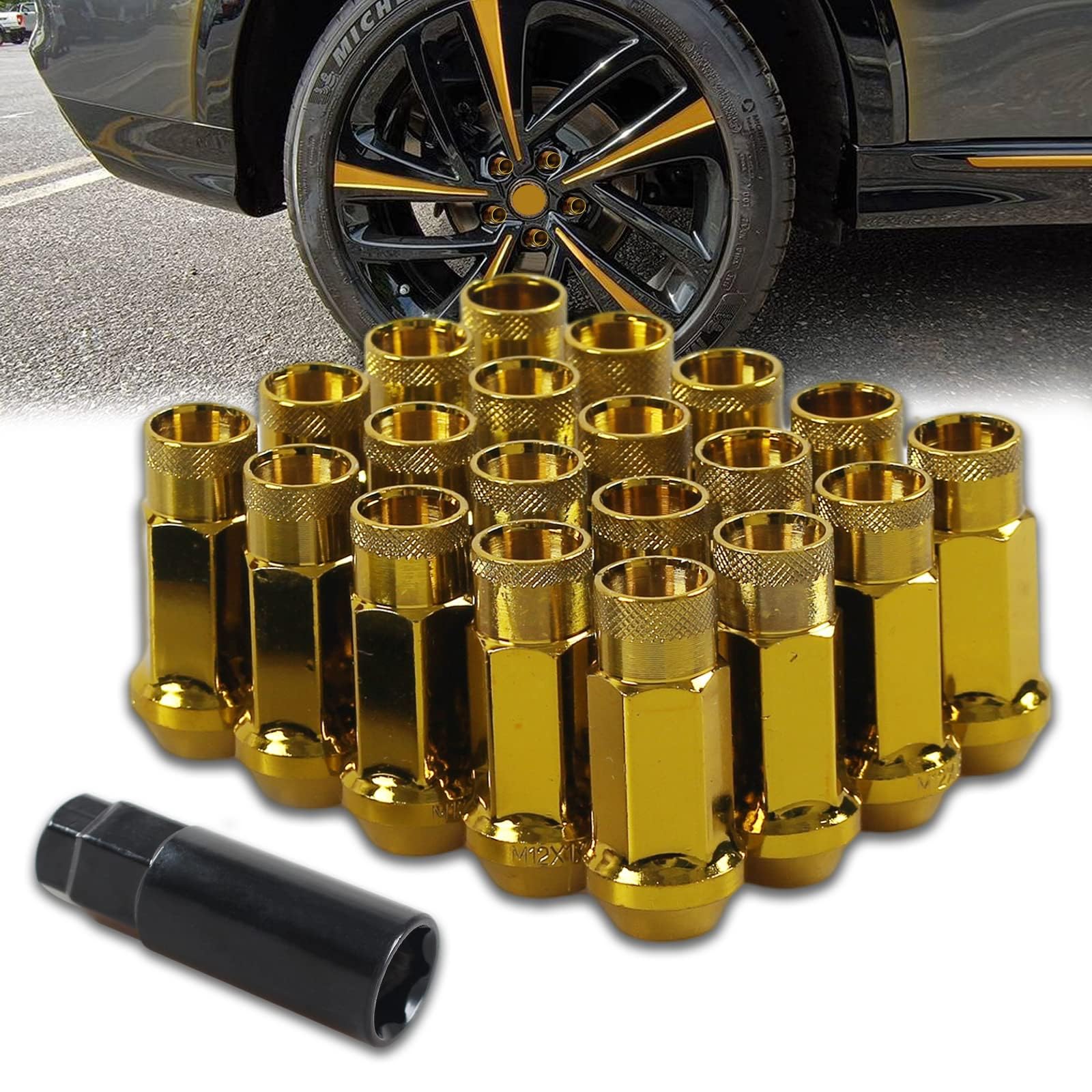 drt mk-1 ホイール　センターナット　ゴールドセット DRT/VARIAL用センターナット | ルアーショップB－FARM