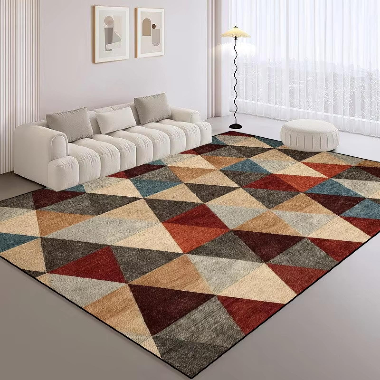 Grand tapis de salon style classique tapis de décoration de chambre 150x220