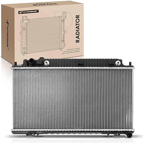 Miniatura 1 de A-Premium Conjunto de radiador de refrigerante del motor con enfriador de aceite de transmisión compatible con Pontiac G8 2008-2009 V6 3.6L,