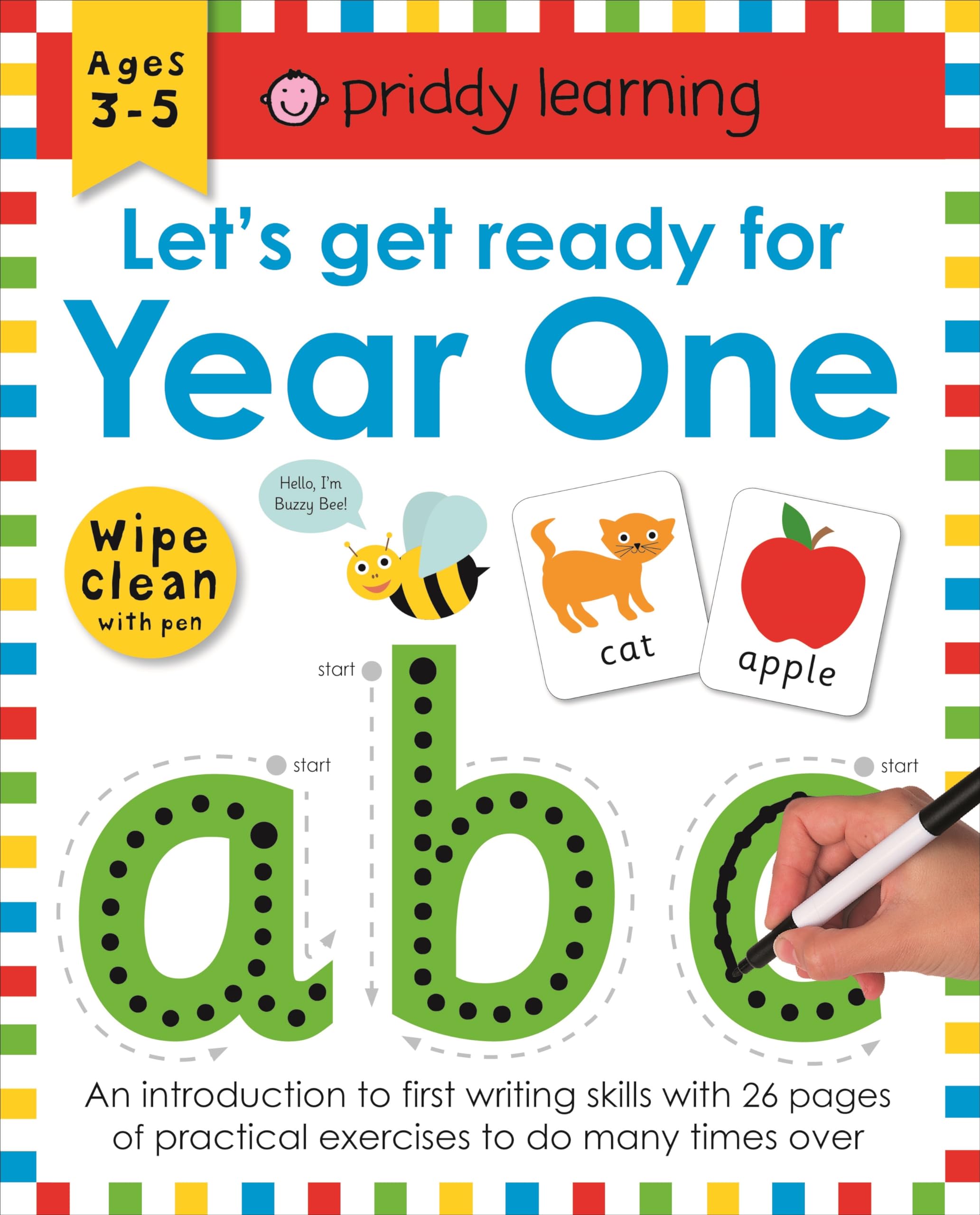 Let's Get Ready for Year One: An introduction to first writing skills with 26 pages of practical exercises (Wipe Clean Workbooks)