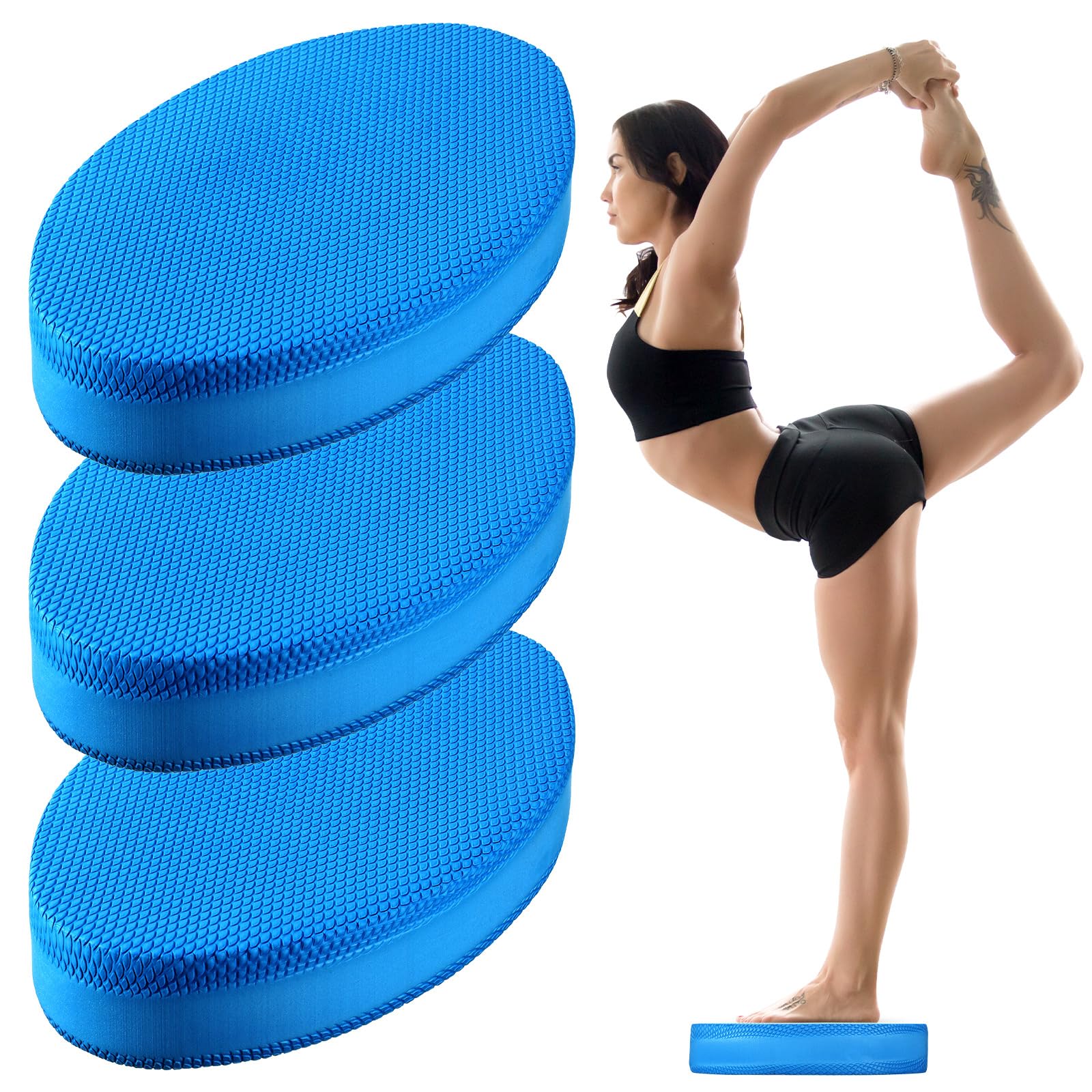 3 almohadillas de espuma para equilibrio, almohadilla de equilibrio de espuma, almohadilla de equilibrio de yoga, almohadilla de equilibrio de estabilidad, espuma para terapia física, rehabilitación,