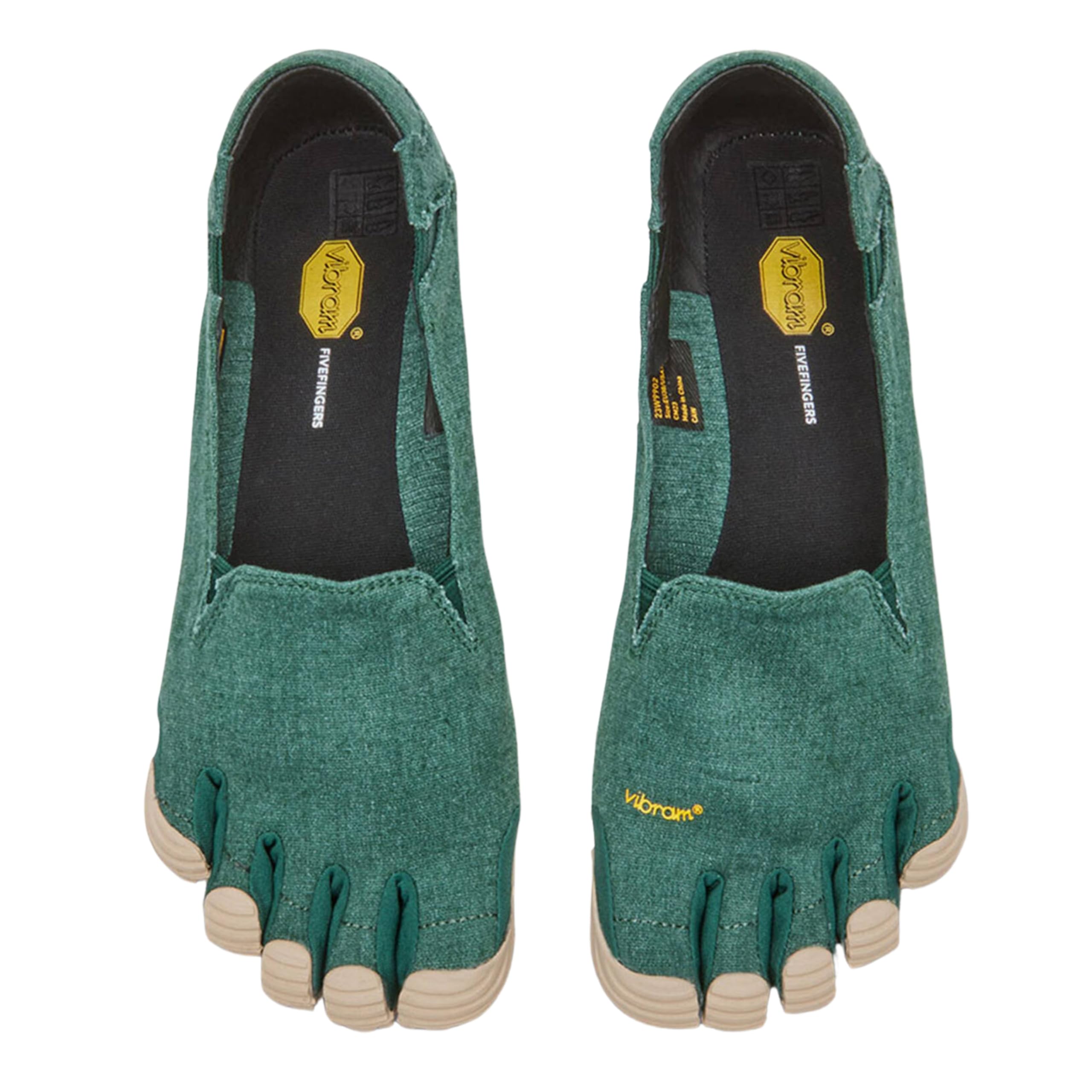 Vibram Mężczyźni Vibram Fivefingers Cvt Lb Green BeigeMokasyn płaski