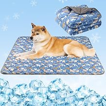 Dog Cooling Mat,Cat Self Cool Ice Pad,Lightweight Pet Cooling Pads Blanket Bed Cover,Puppies Summer Cool Tech Fabric,Washable Dog Sleeping Mat for Home & Outdoor,Keep Cool for Pets
