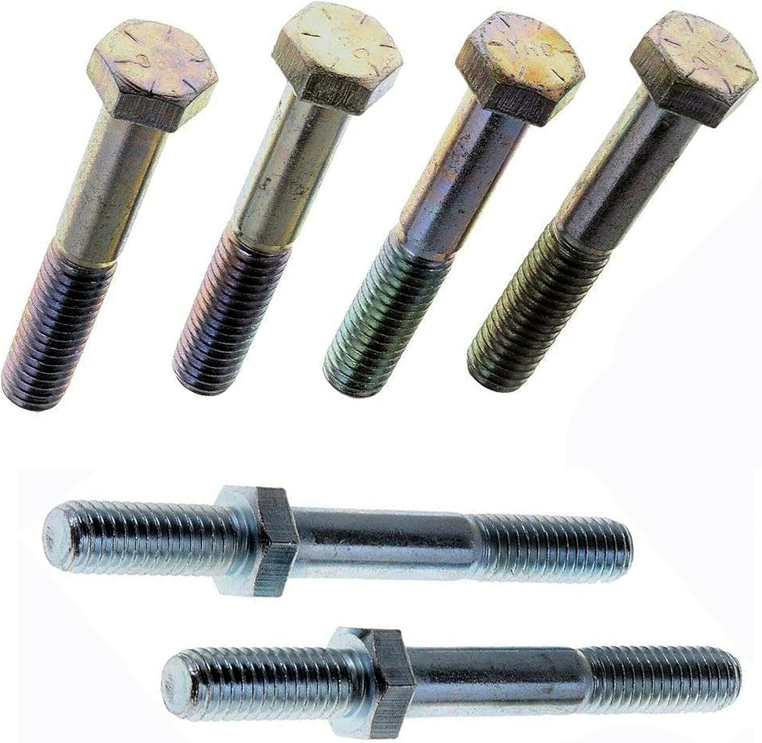 APDTY 786328 Exhaust Manifold Flange Stud & Bolt Hardware 4