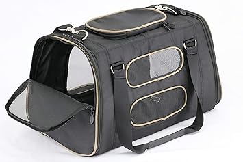 Gen7Pets Commuter Buckle In Car Safety Seat and Shoulder Carrier for Dogs and Cats