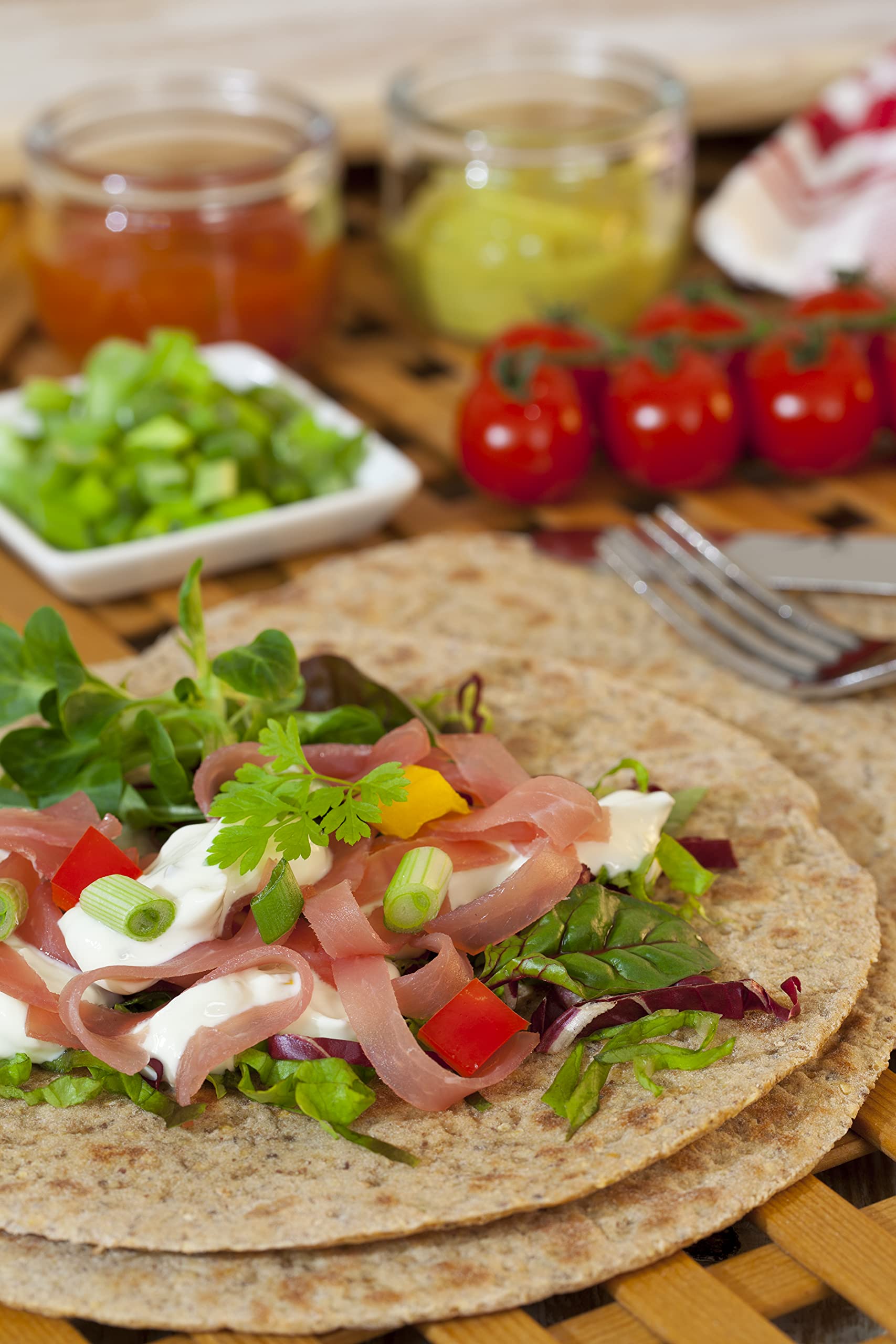 Bocado Functional Foods - Wrap Proteico- Pack de 4 (4 x 320g) 32 tortillas