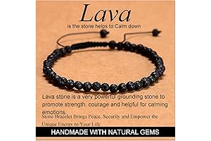 Black Lava Massive Beads: Embrace Inner Calm