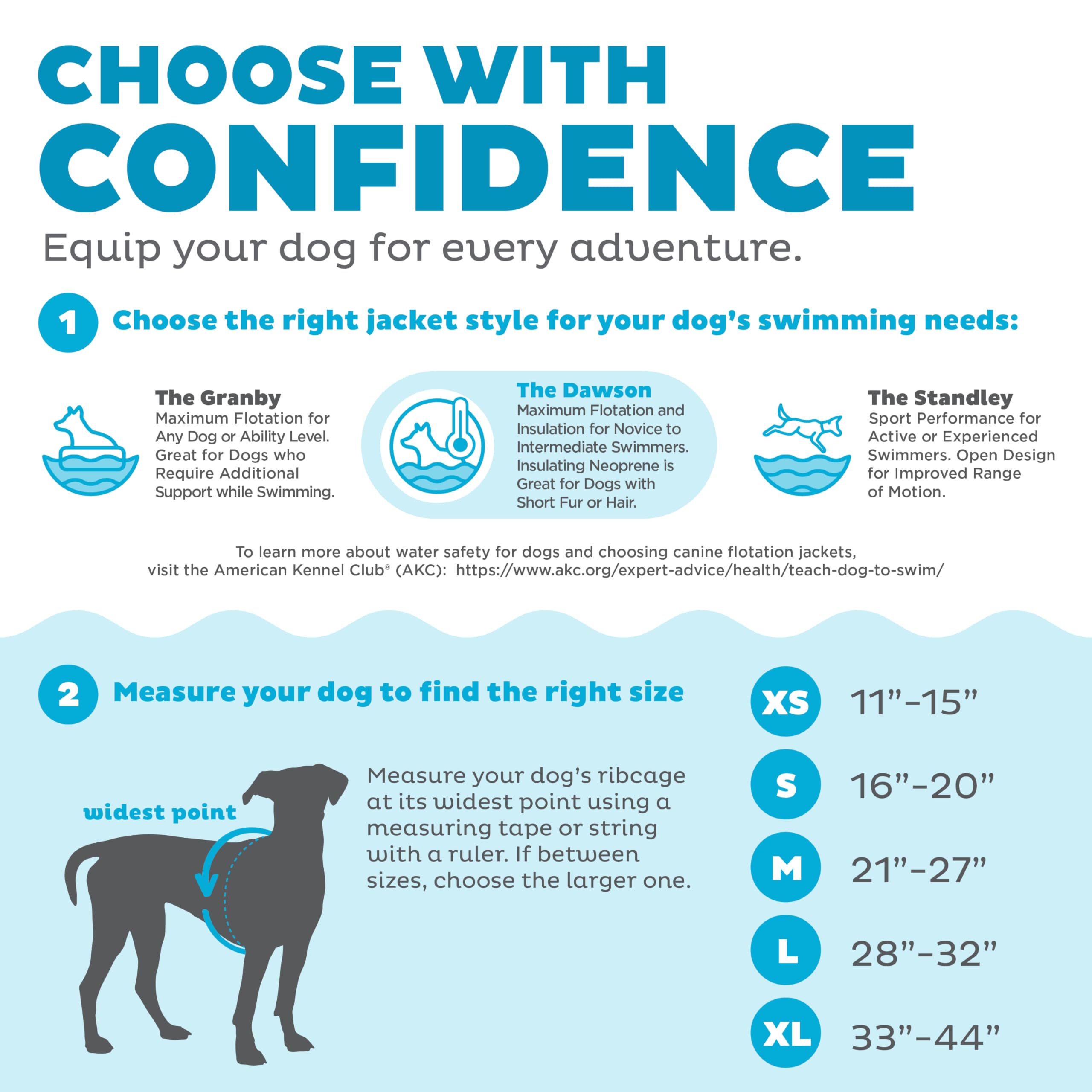 Outward Hound Dawson Swim Blue Dog Life Jacket, Small - Image 2