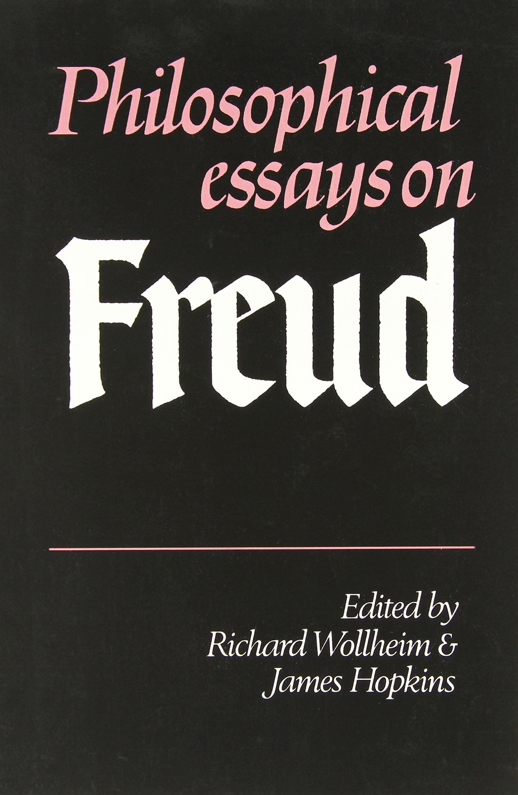 Philosophical Essays on Freud Wollheim Hopkins Paperback 9780521284257