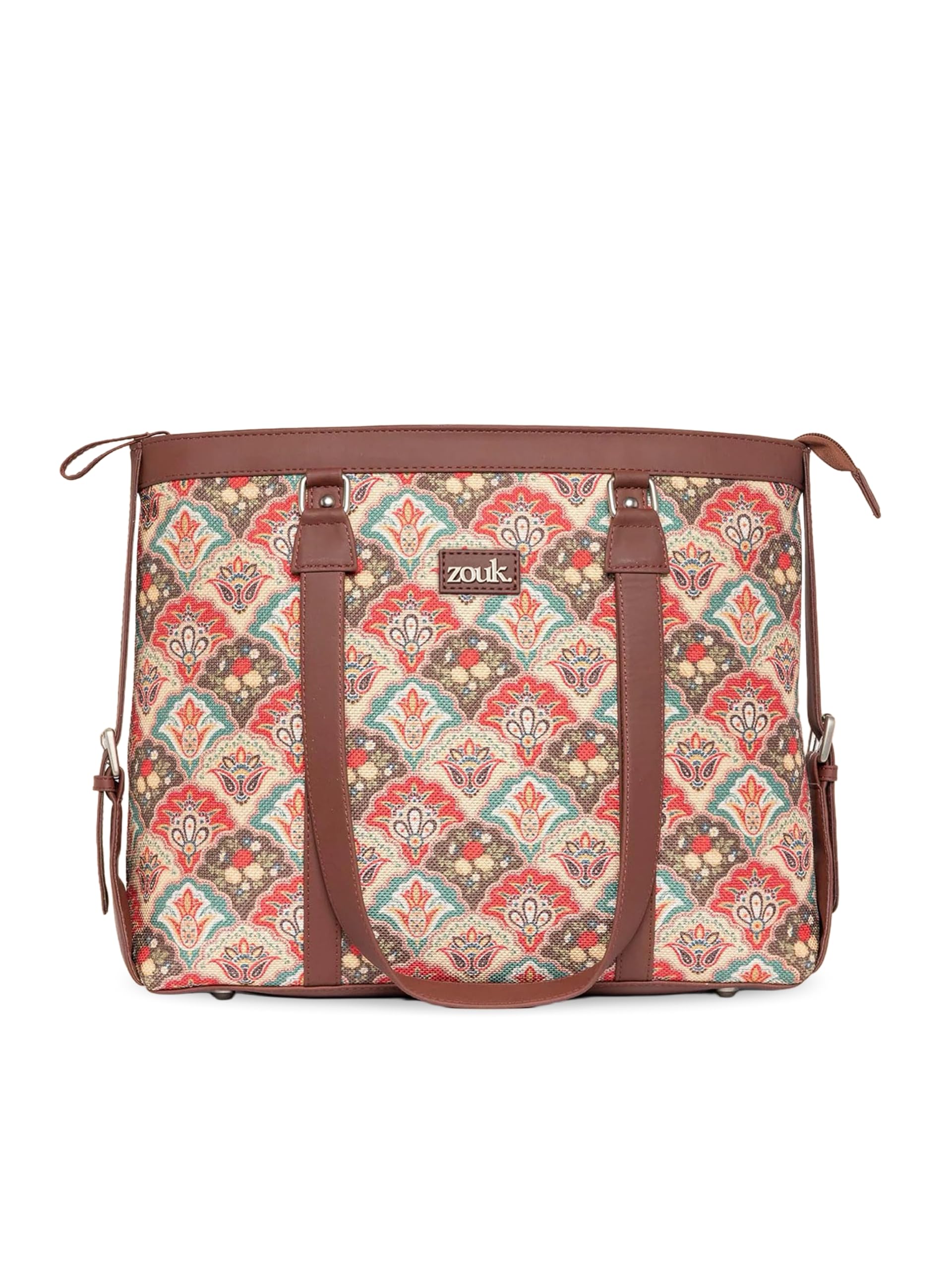 ZOUK Vegan Leather Office Bag - Laptop Tote -18 ZOUK Vegan Leather Office Bag - Laptop Tote -18