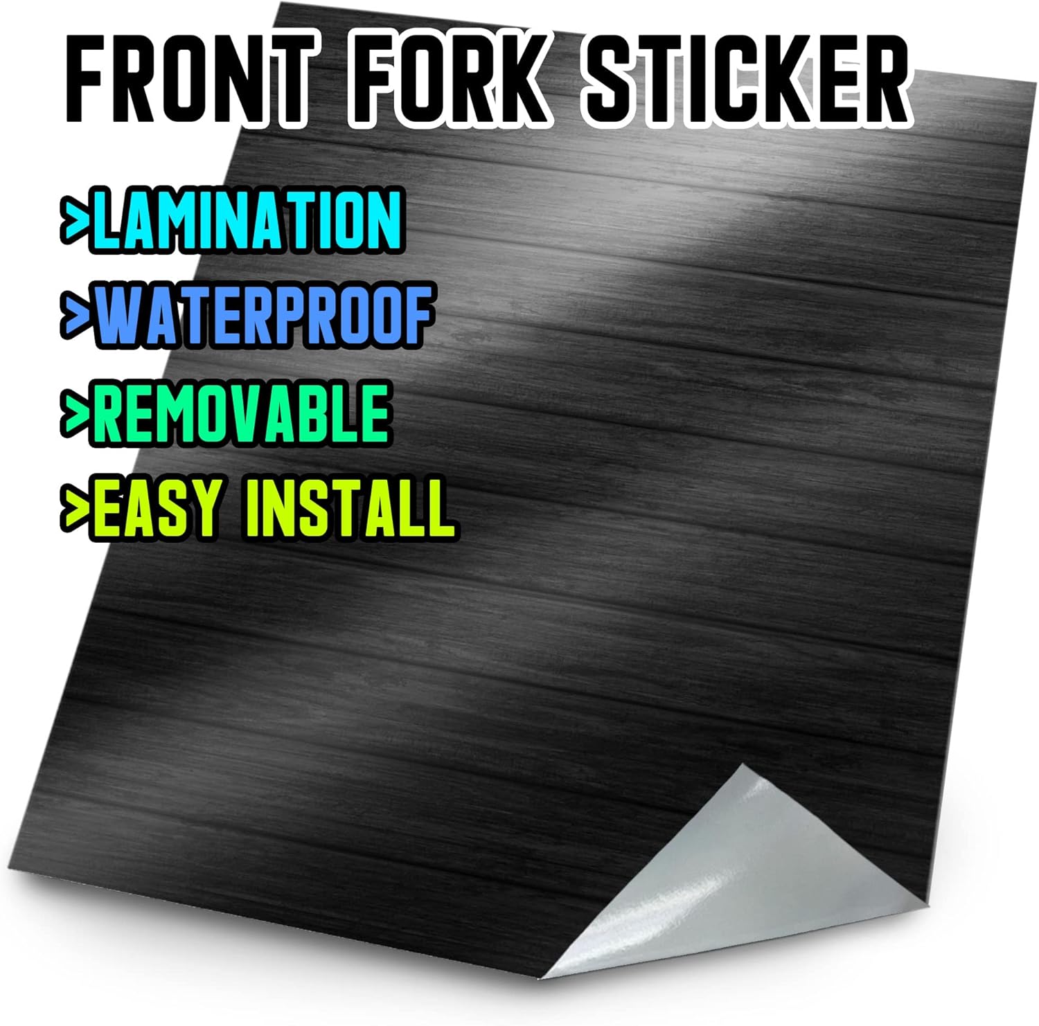 Front Fork Tube Wrap Vinyl Graphics Decal TT49 Compatible with MX Dirt Bike CRF250M KX250X KX450X YZ65