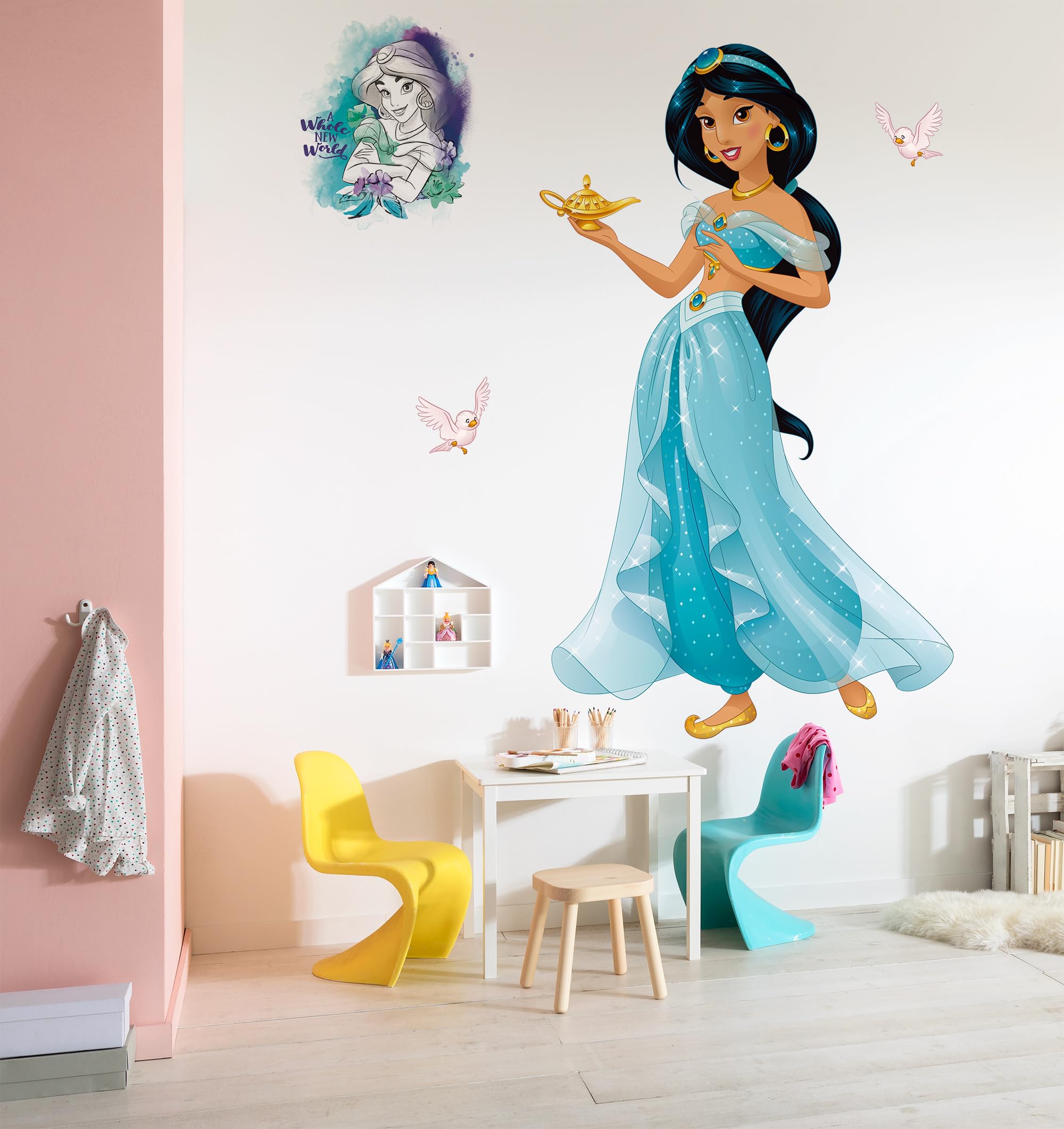 Komar Disney self-Adhesive and Contour-Cut Fleece Photo Wallpaper