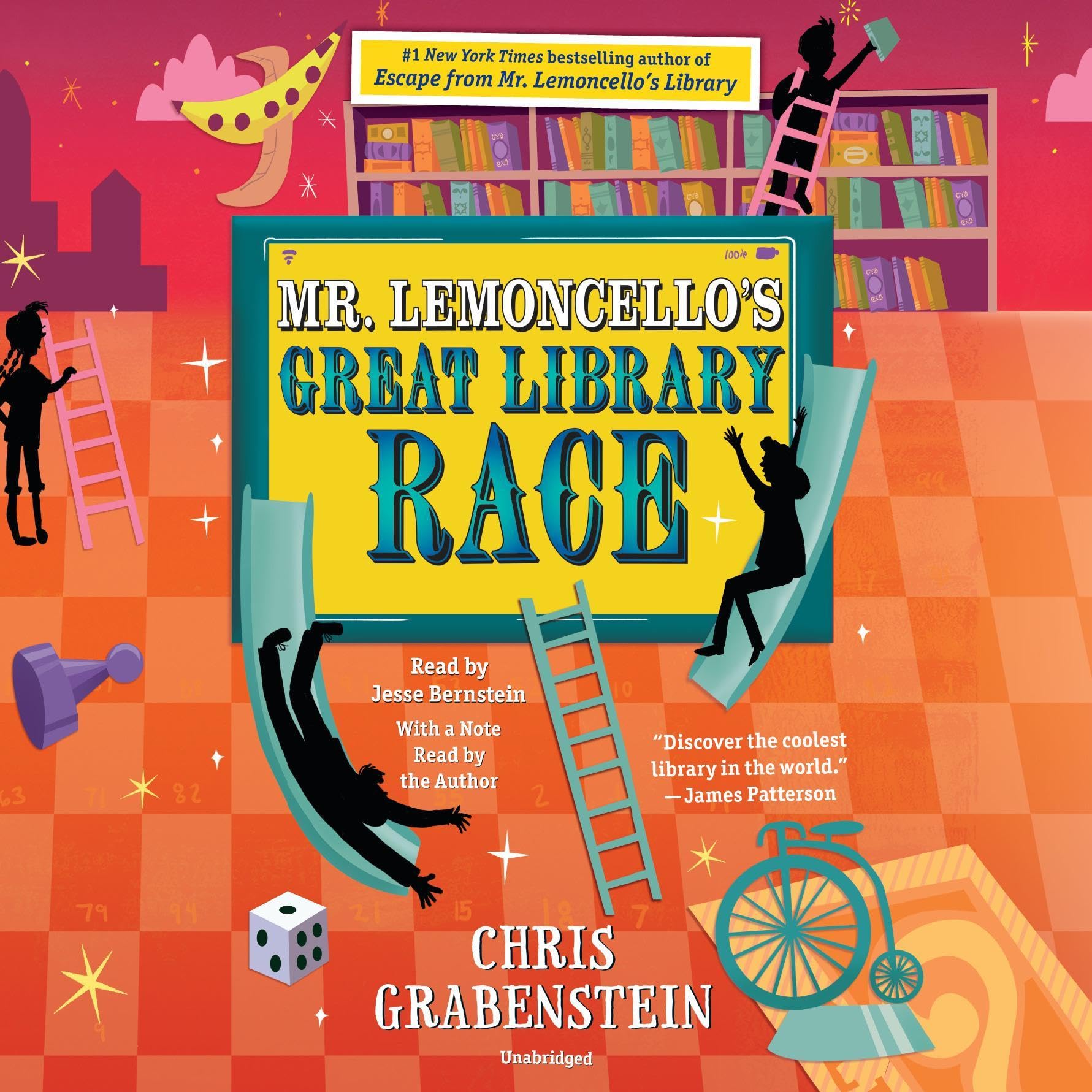 Cover art for Mr. Lemoncello's Great Library Race