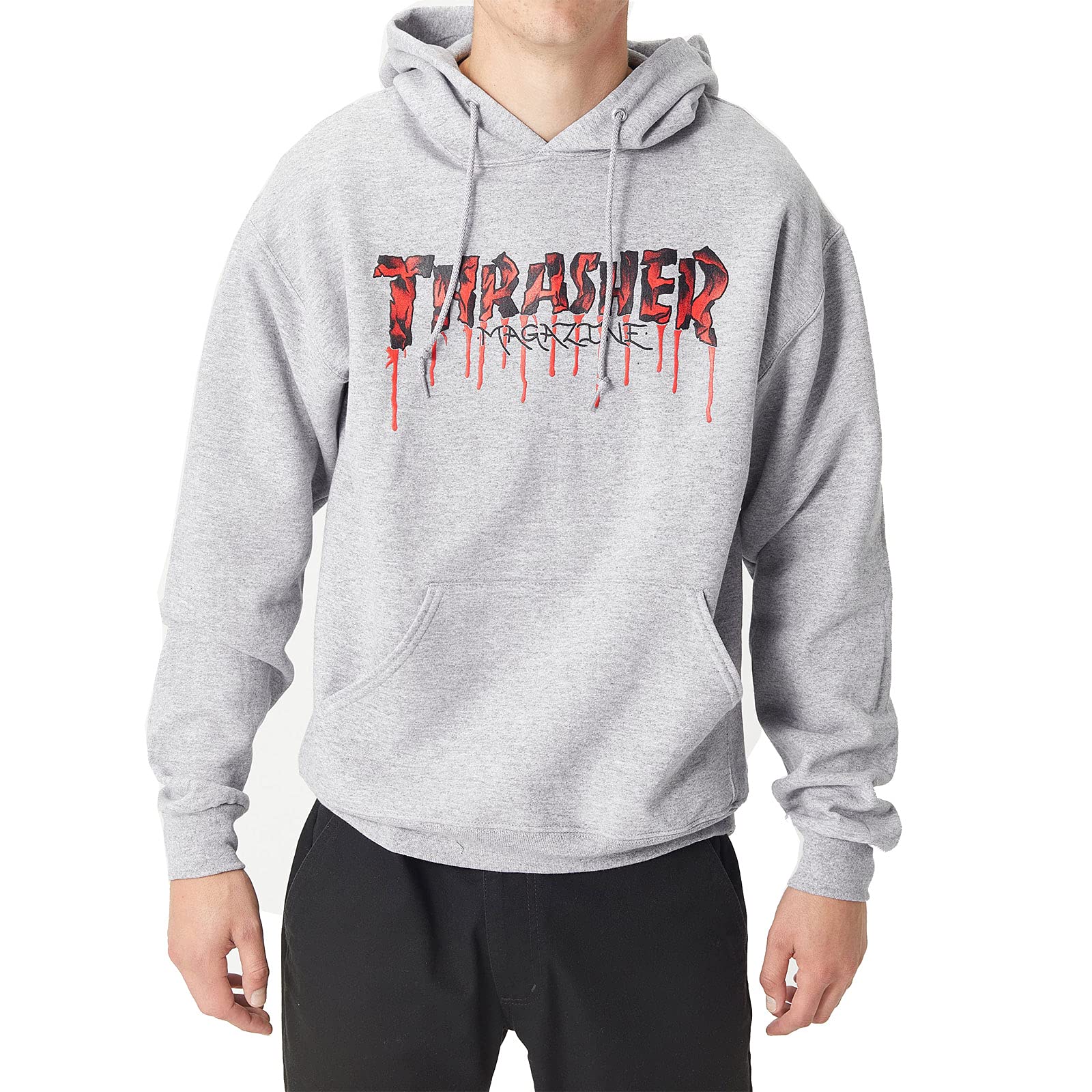 Thrasher Men's Blood Drip Long Sleeve Pullover Hoodie