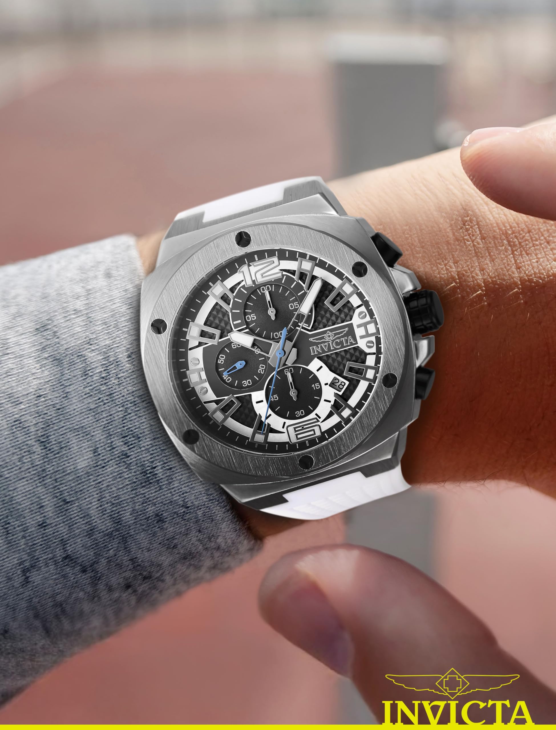 Invicta Racing Orologio da Uomo in acciaio inossidabile con movimento Quarzo - 47mm