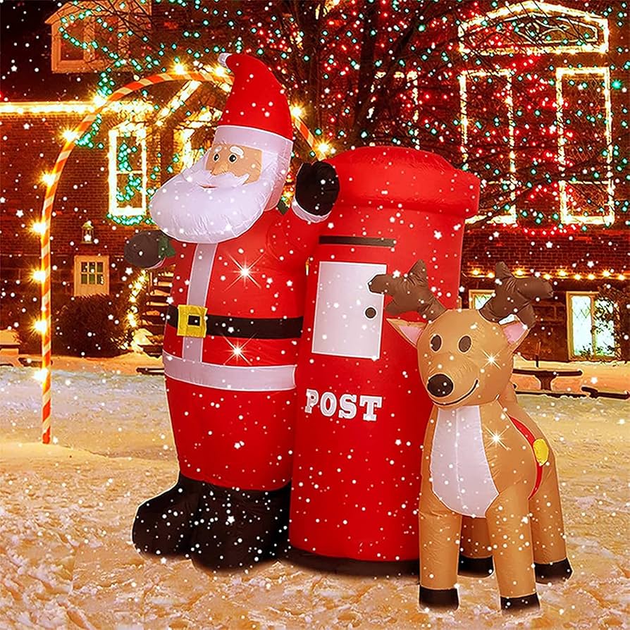 Inflatable moose christmas decoration Clearance