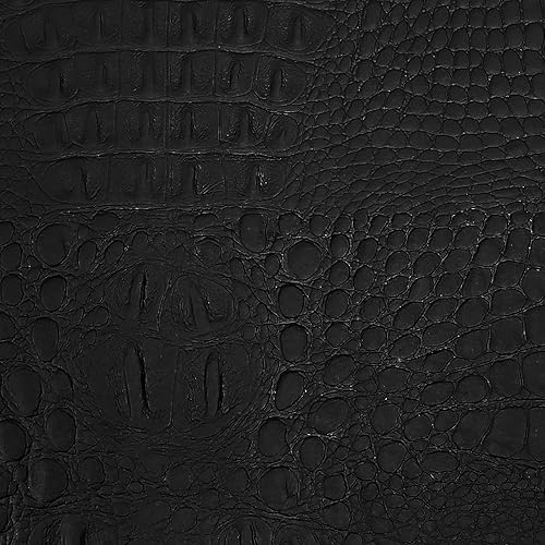 Miniatura 9 de Tela de vinilo Crocodile Gator Tapicería de piel sintética de 54 pulgadas de ancho vendido por The Yard (borgoña metálico)