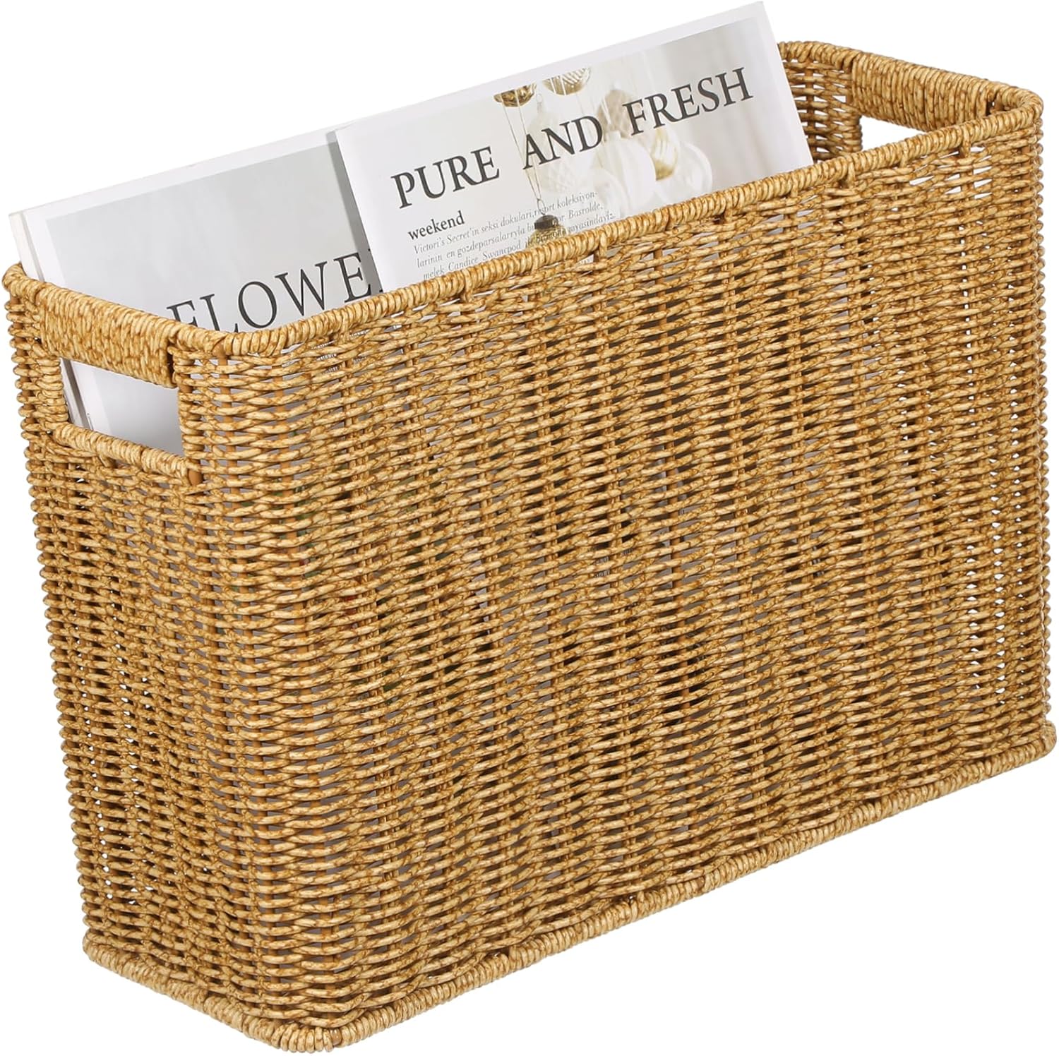 Rattan Woven Basket Storage Box Decorative Home Organizer Lids Empty Baskets for Gifts Toy Storage Organizer Bin