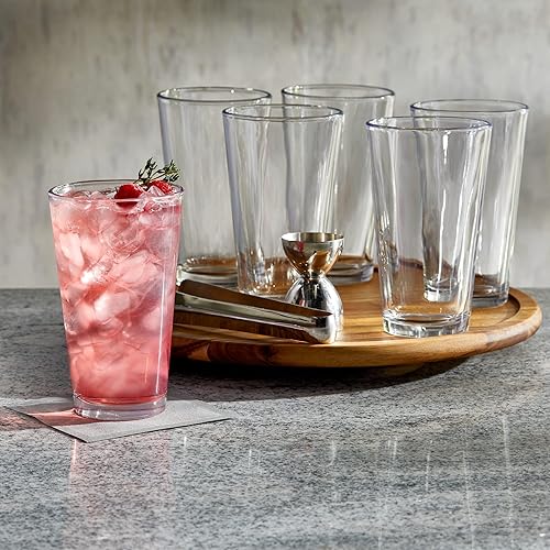 Miniatura 2 de Libbey 1639HT Restaurant Basics DuraTuff - Vasos para mezclar, 16 onzas, juego de 6
