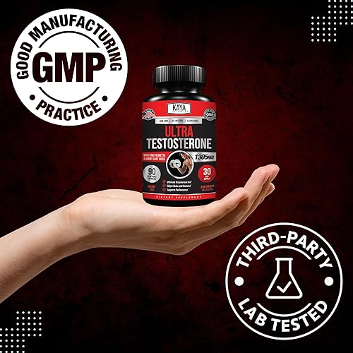 Miniatura 6 de Kaya Naturals Ultra testosterona - Refuerzo de testosterona para hombre con Tongkat Ali, hierba de cabra cachonda, tribulus, suplemento natural de