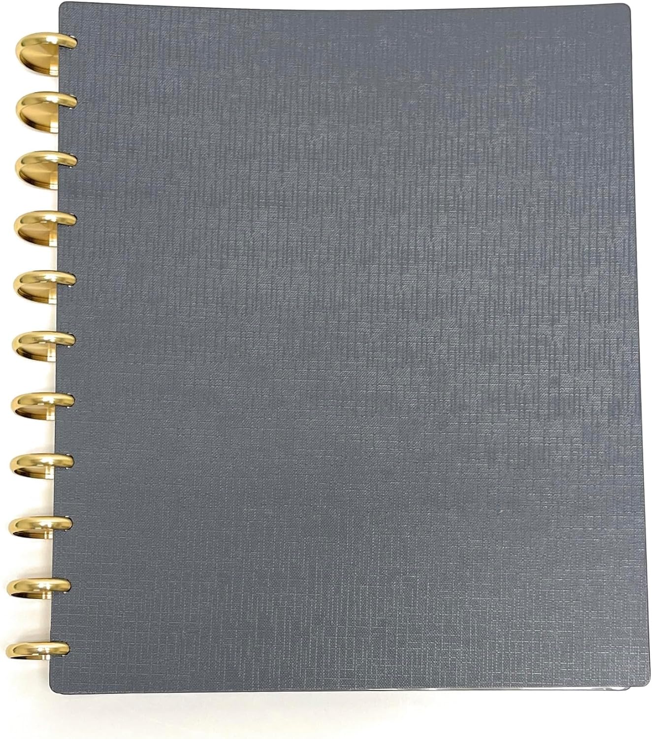Talia Discbound Notebooks, Planner, Customizable, With 1" Gold Discs (Canyon Clay, Junior (5.5in x 8.5in))